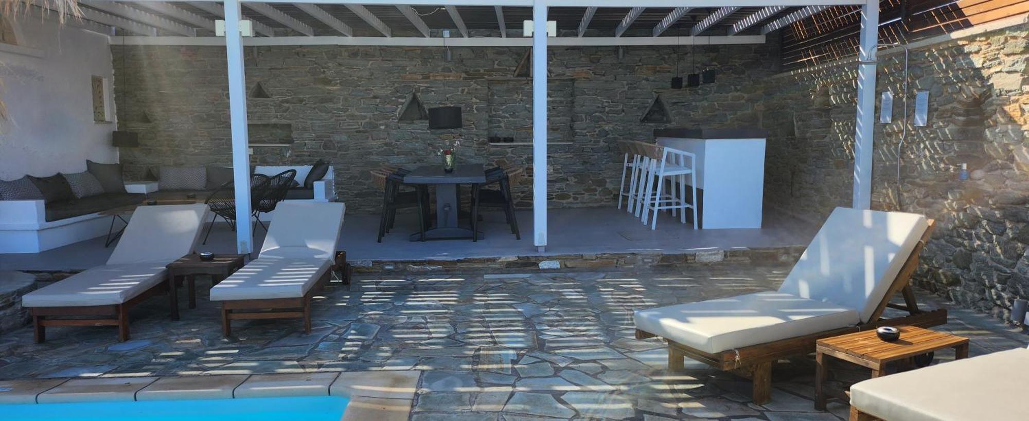 Santamare Villa Tinos Bagian luar foto