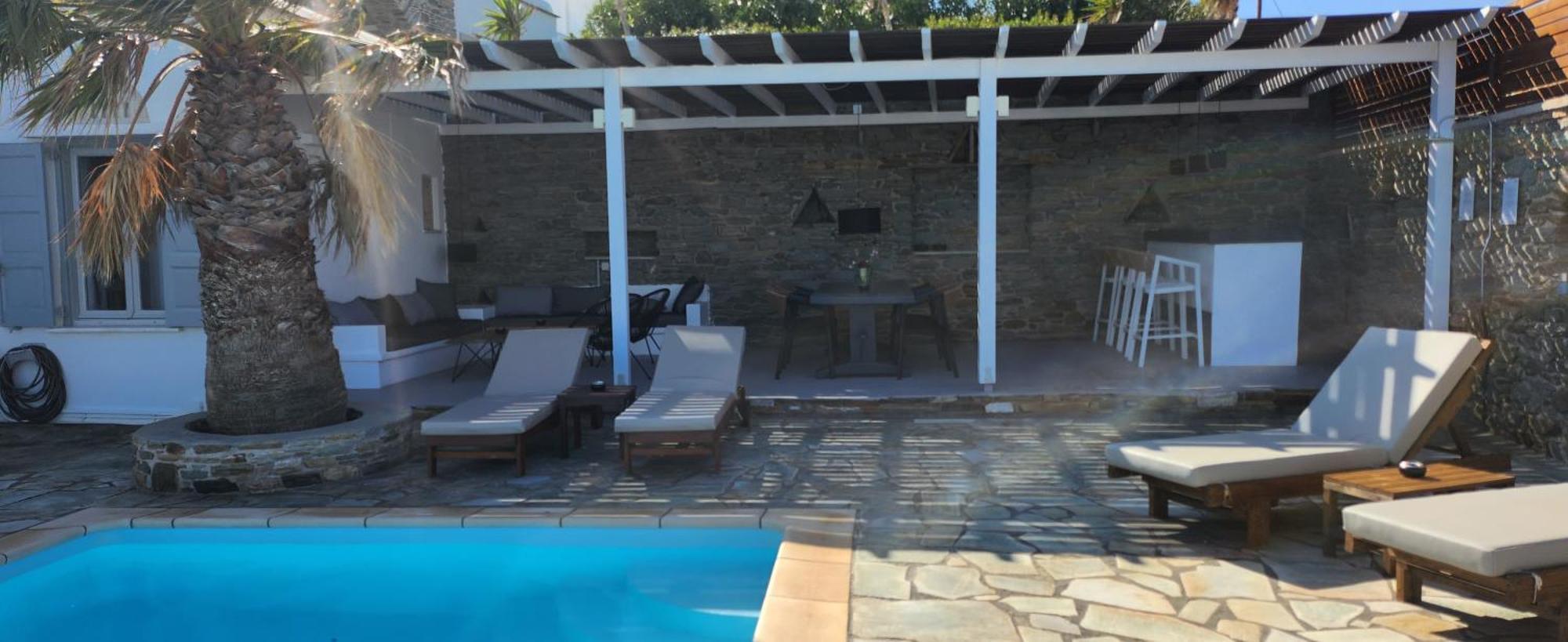 Santamare Villa Tinos Bagian luar foto